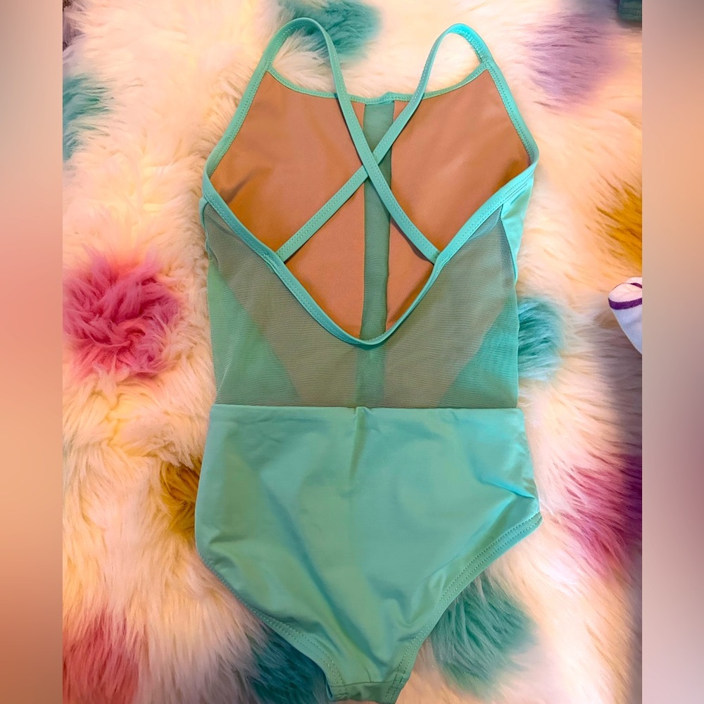 Baltogs Girls Mint Leotard Small - Picture 2 of 2